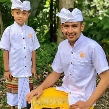 TERUJI Best Seller Baju Adat Bali Safari Pria Baju Bali Jegeg - Safari Anak