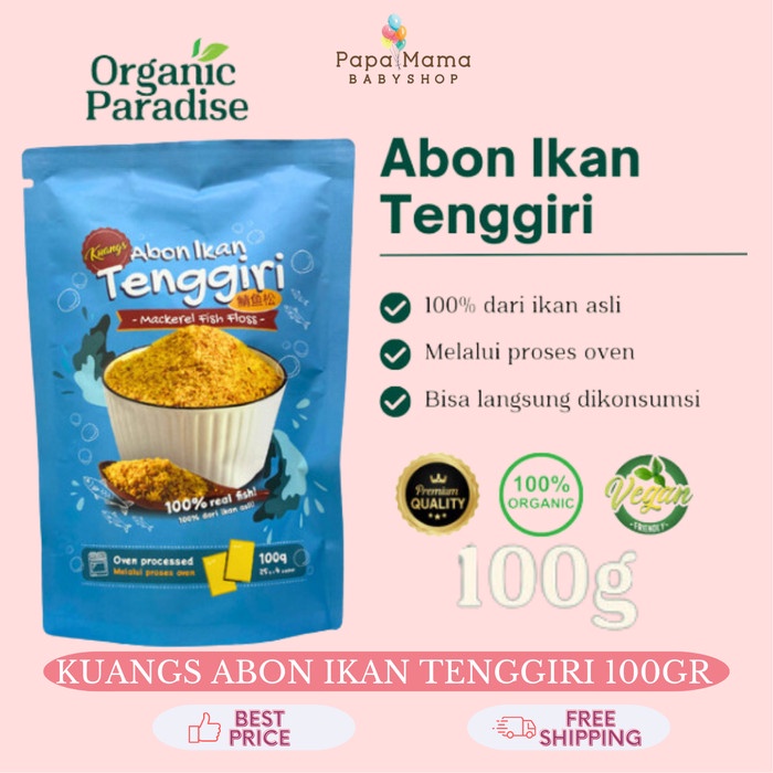 

SALE !!! KUANGS ABON IKAN TENGGIRI 100 GRAM READYY