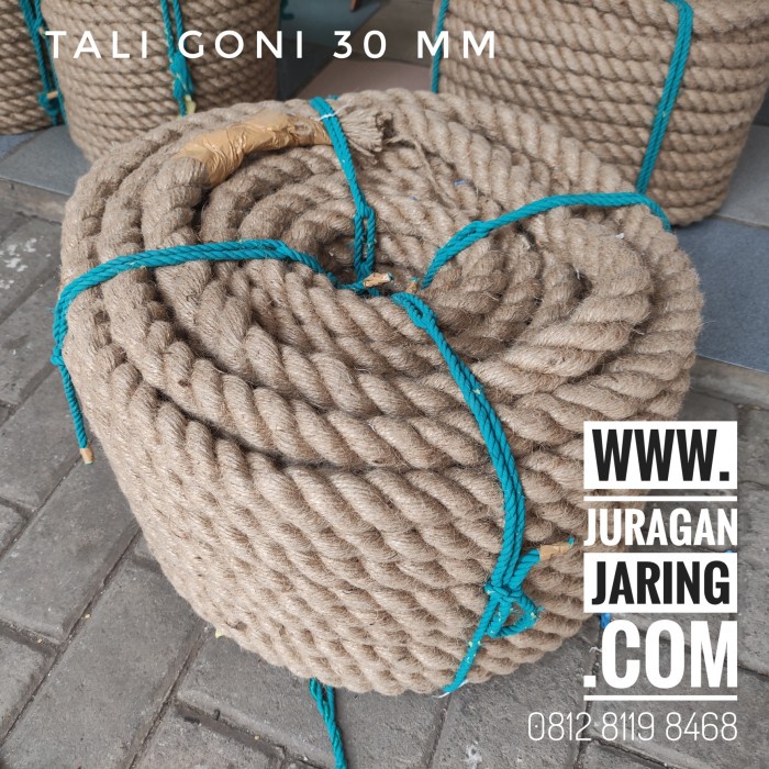sTOkSelaluReady- Tali Tambang Goni 30 mm Dadung Besar Meteran