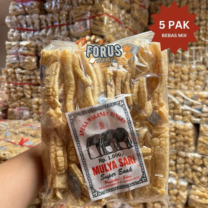 

SALE !!! ANEKA KERUPUK DAN SNACK JADUL TERMURAH! PAKET HEMAT 5 PAK BEBAS MIX READYY