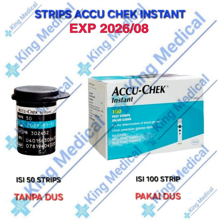 Accu Chek Instant Strip Glucose/Gula Darah Accu Check