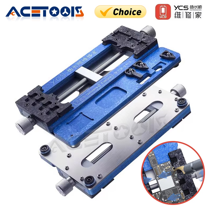YCS QIANLI Repair fixture Universal Double-slot Motherboard Fixture Phone IC Chip BGA Motherboard Ji