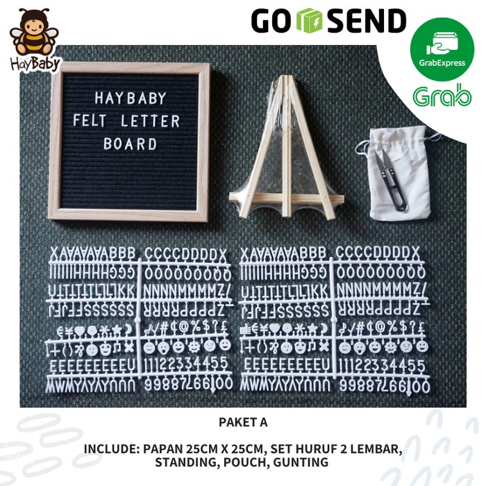 

FELT LETTER BOARD Set Lengkap/papan Nama Bayi. READY STOCK TERLARIS/TERMURAH/TERPOPULER