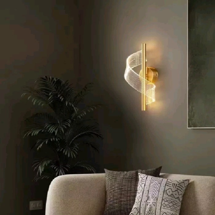LAMPU DINDING HIAS RUANG TAMU MODERN MINIMALIS