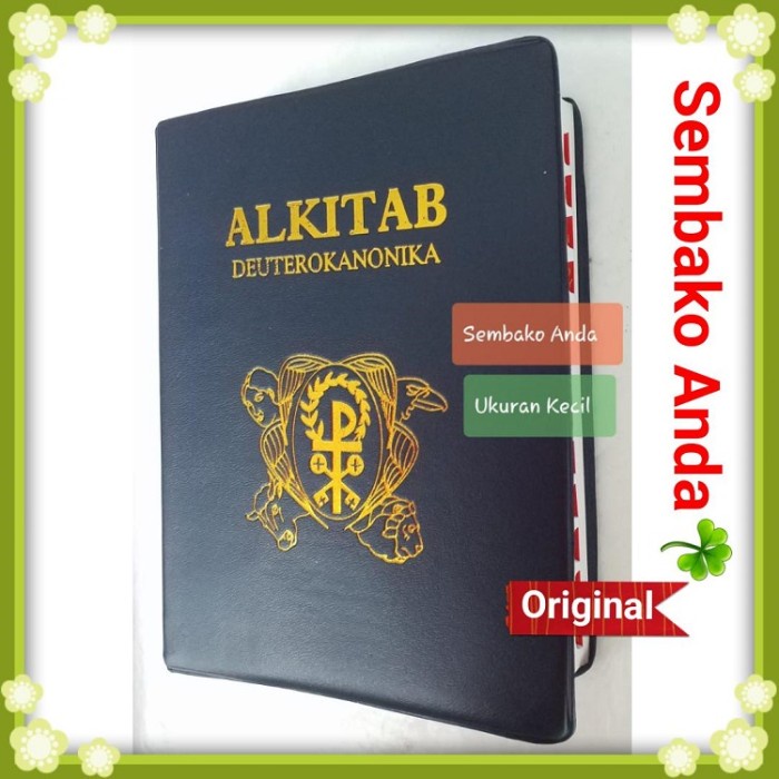 

Alkitab Deuterokanonika Katolik. Alkitab Anak/ Ukuran Kecil.