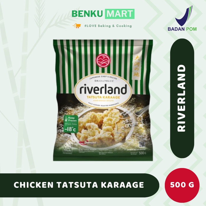 

SALE TERBARU RIVERLAND CHICKEN TATSUTA KARAAGE 500 GR AYAM KARAGE 500 GRAM READYY