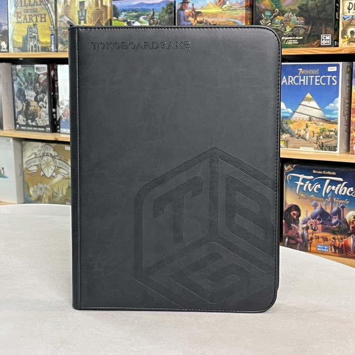 

READY STOK PREMIUM 9 POCKET PU LEATHER BINDER ZIPPER CARD ALBUM - TBG - TOKOBOARDGAME READYY