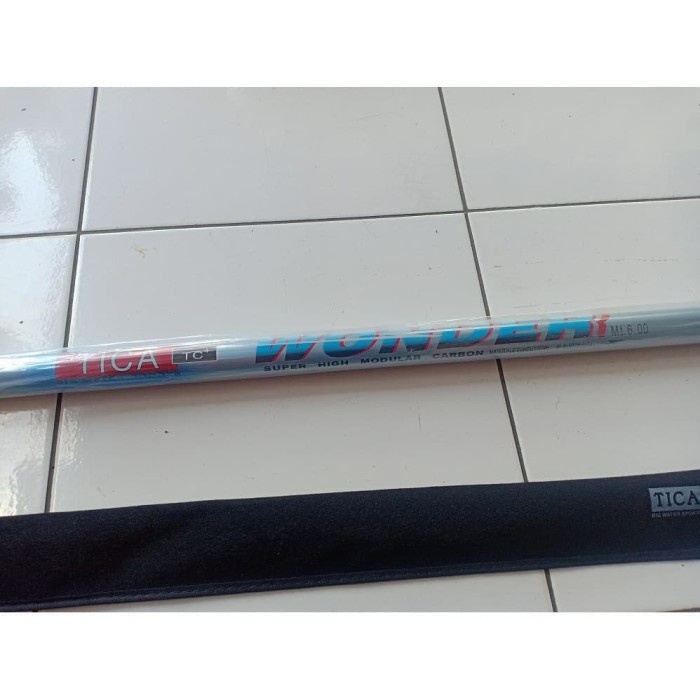 Joran Tegek Tica Wonder 6 meter High Modulus Carbon Ringan Terbaik