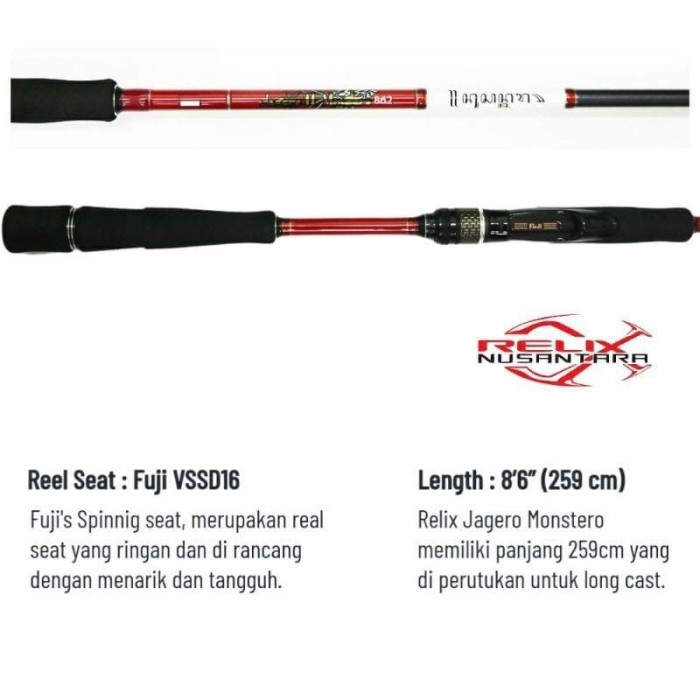 Buttom Section Joran Jagero Monstero Relix Nusana