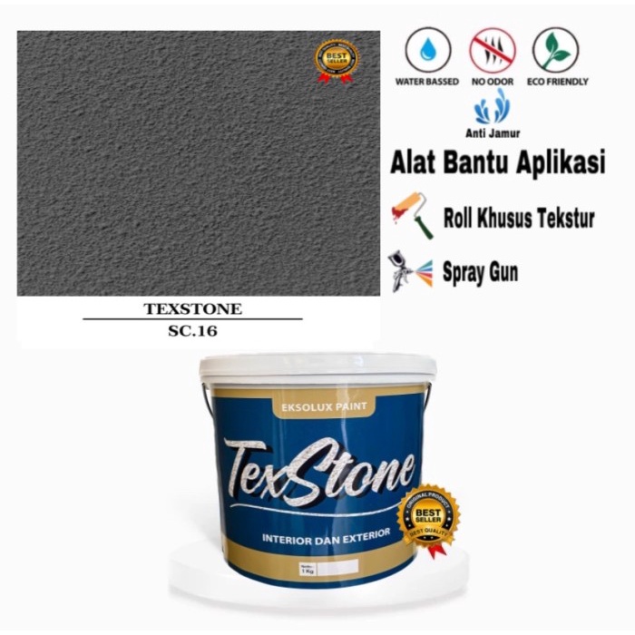 Cat Dinding 5kg motif kamprot -TEXSTONE Type SC.12 Putih