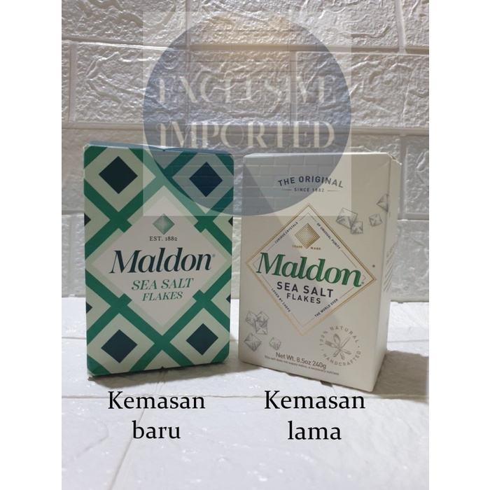 

Maldon Sea Salt Flakes Garam Laut 240Gr 240G Promo