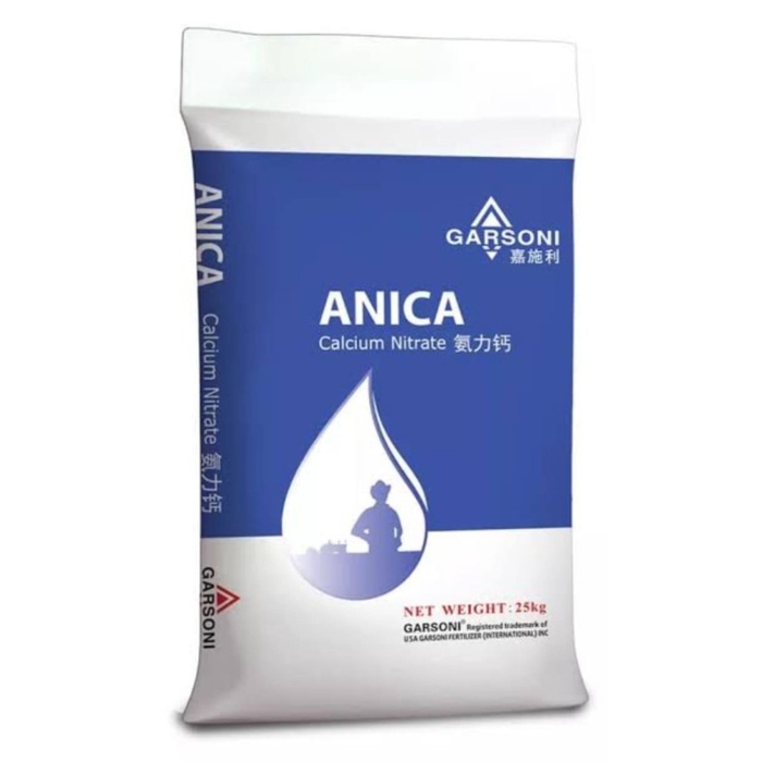 Garsoni Anica Calcium Nitrate (Calnit) Kalsium Nitrat Kemasan 25 Kg