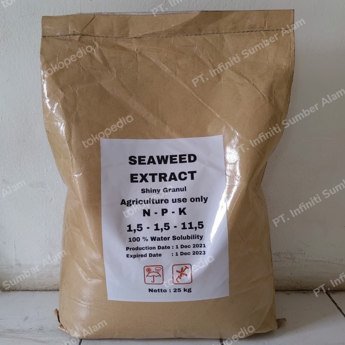 Seaweed Extract Pupuk Organik ( 25 kg)
