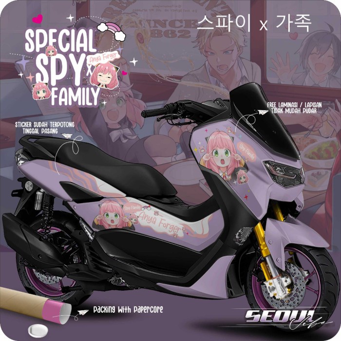 Decal stiker sticker All New Nmax 2020 - 2023 racing anime one piece