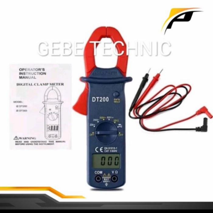 BelanjaQt- tang ampere digital clamp multi meter dt200