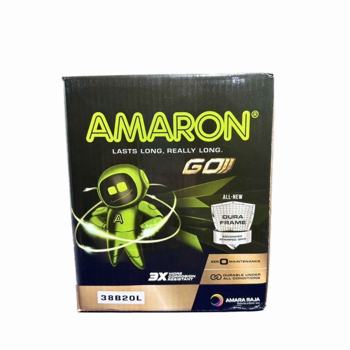 Terhemat Aki Mobil Honda Mobilio Ns40Zl / 38B20L Amaron Aki Kering