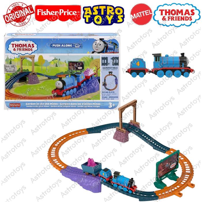 Fisher Price Thomas and Friends Trackmaster Gordon in the Old Mines Push Along Diecast Kereta HGY82