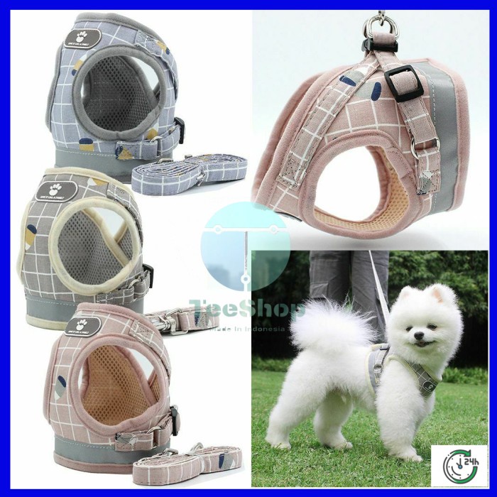 TALI TUNTUN KUCING / HARNESS ANJING /TALI HARNESS KUCING / HARNESS