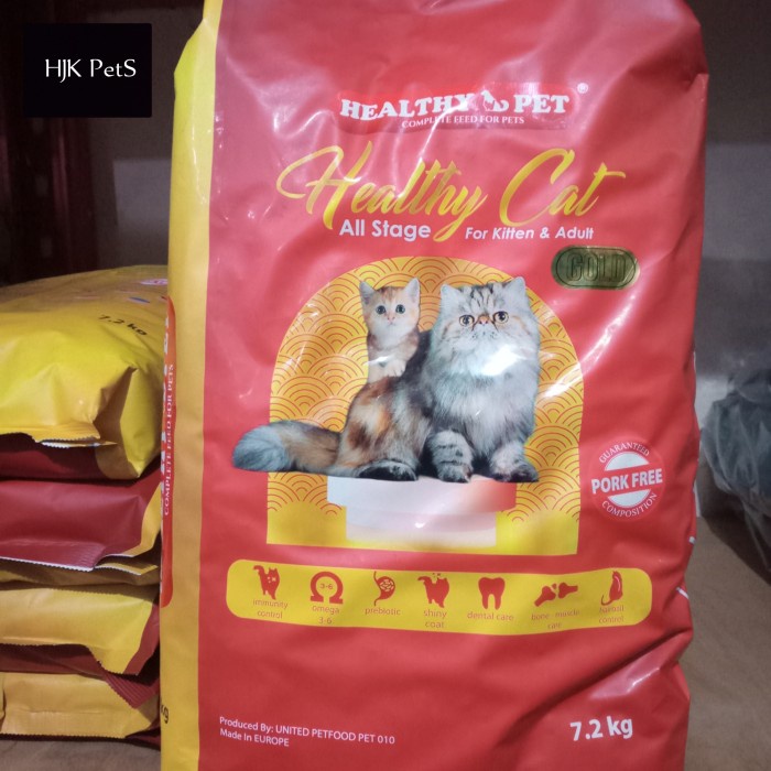 Catfood Healthy Cat Gold 7.5kg 7,5kg kitten adult healthy pet 7.5 kg