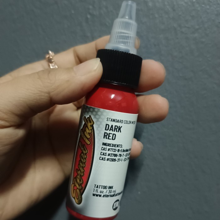 

Sale Terbatas Eternal Ink Dark Red 1Oz - Tinta Tattoo