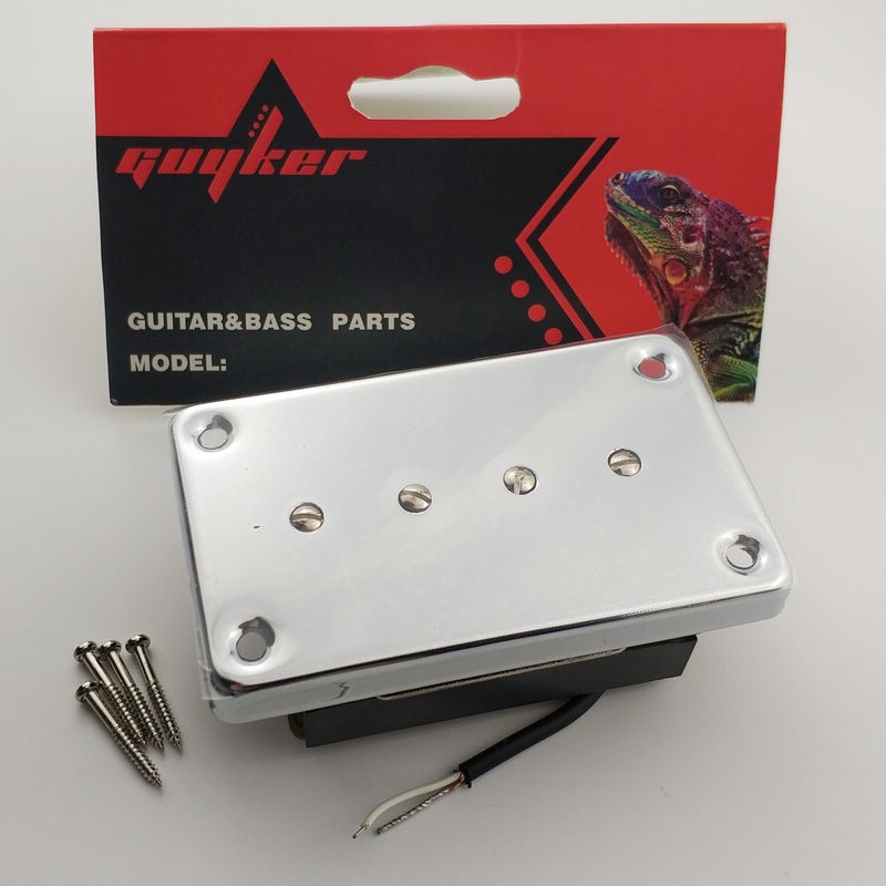 YN EBC4 Mudbucker Style Bass Guitar Pickup Artec Custom Hot 4 String Sidewinder Bass Pickup Chrome