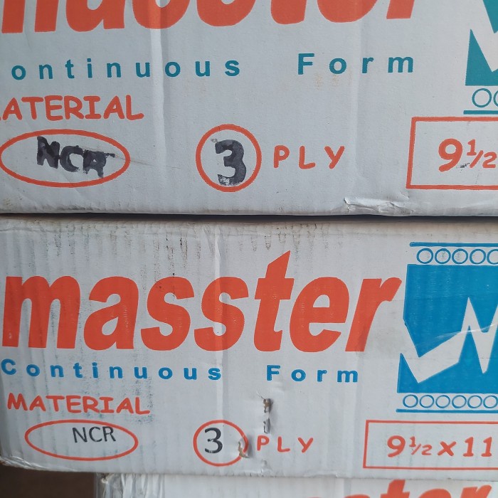 

Terbaru!! Kertas Komputer Continuous Form 3Ply 9,5X11 Warna Murah Cod