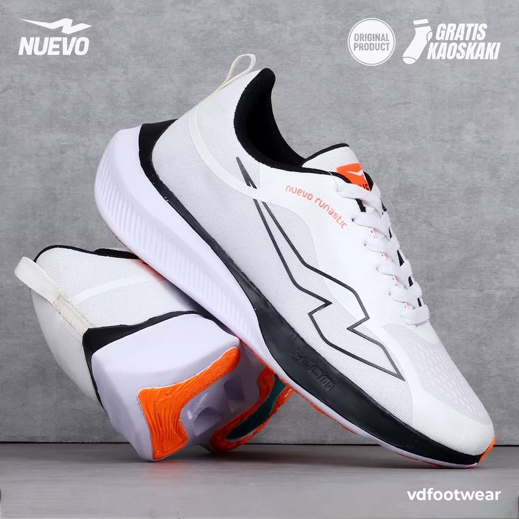 NEW SEPATU RUNNING PRIA NUEVO RUNASTIC ORIGINAL SPORT SHOES LARI SNEAKER COWOK ORIGINAL BNIB