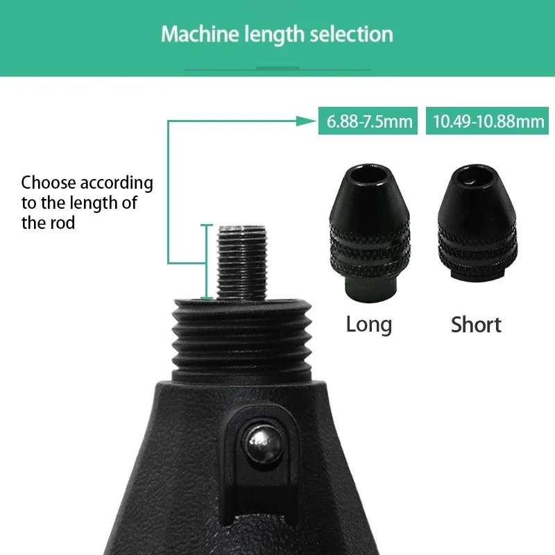 0.3-3.4mm Mini Multi Chuck Keyless Quick Change Three-Jaw Drill Chuck M7 M8x0.75 Rotary Tools Multi 
