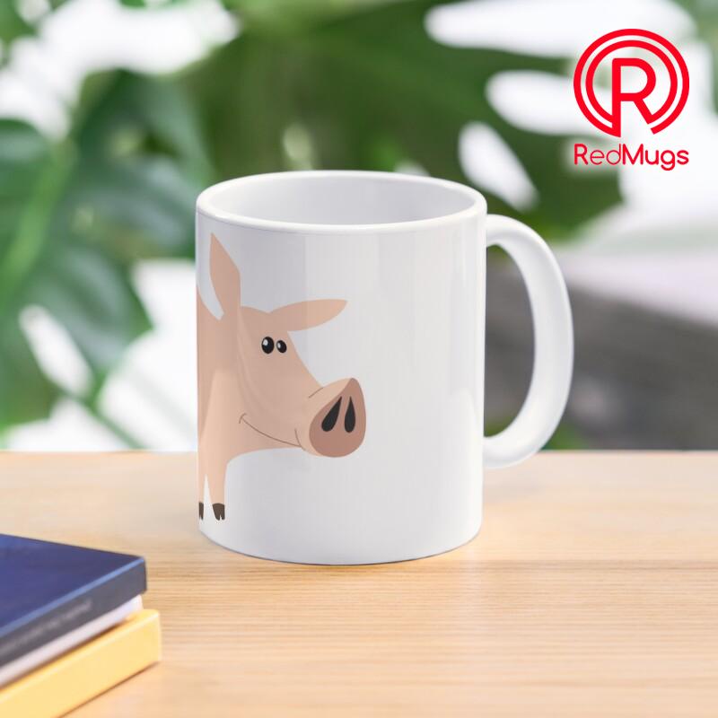Mug Kopi Normal Hay Day Pig Classic Mug