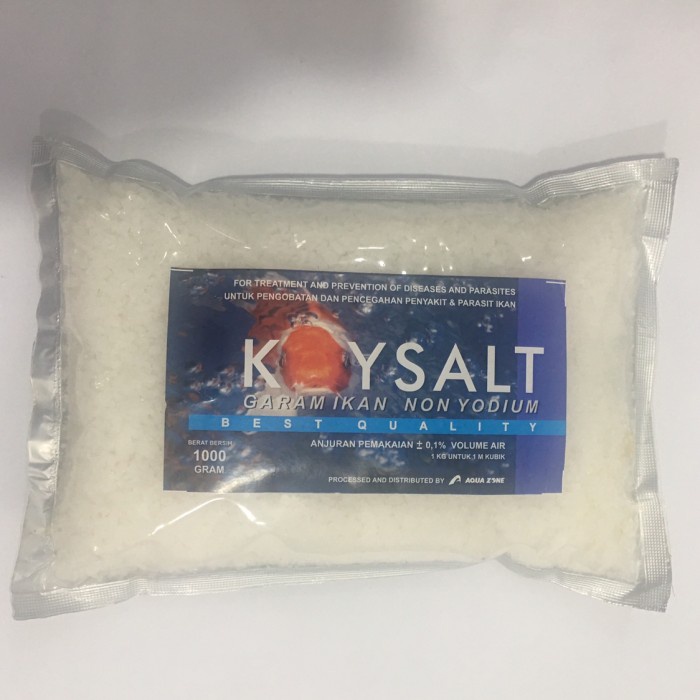 Promo Gila Garam Ikan Aquarium Kolam Pencegah Penyakit ikan hias Koi 1kg