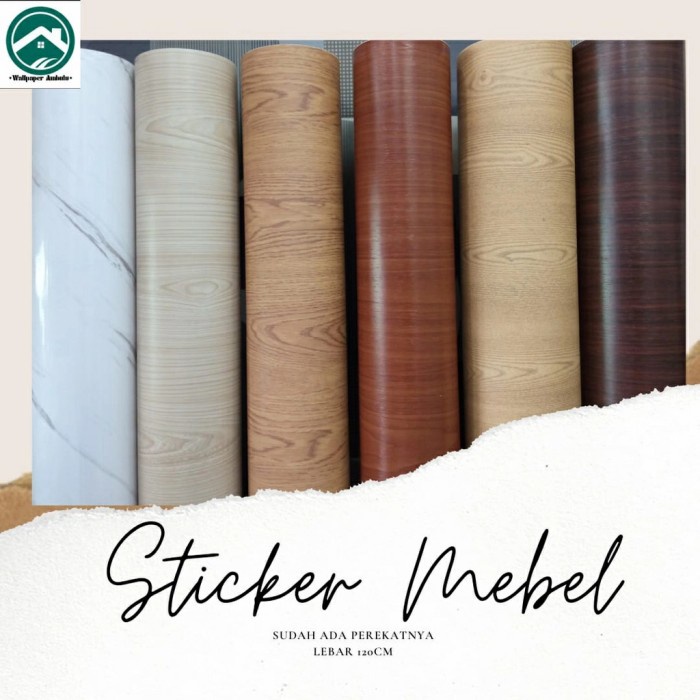 Kertasive wood series Decosheet Sticker PVC Interior
