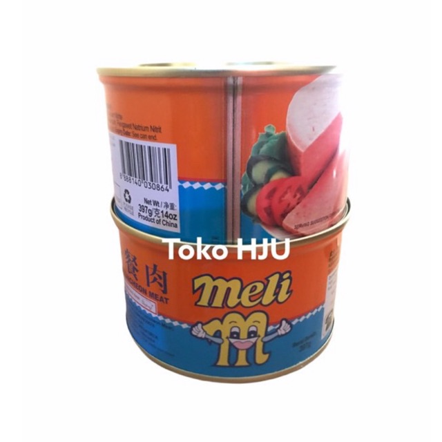 

Mili pork luncheon meat maling ( ham babi kaleng) 397g