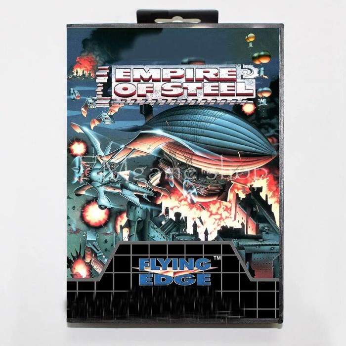 Empire of Steel With Retail Box For 16 bit MD Video Game Console Card