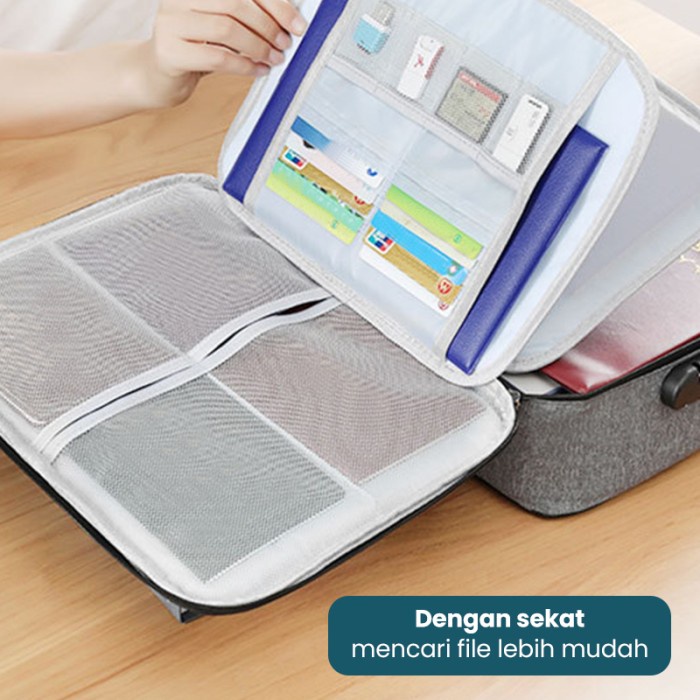 

[tmr] - Dejavu Tas Dokumen Penyimpanan Berkas Bag Storage Security Lock HDK307