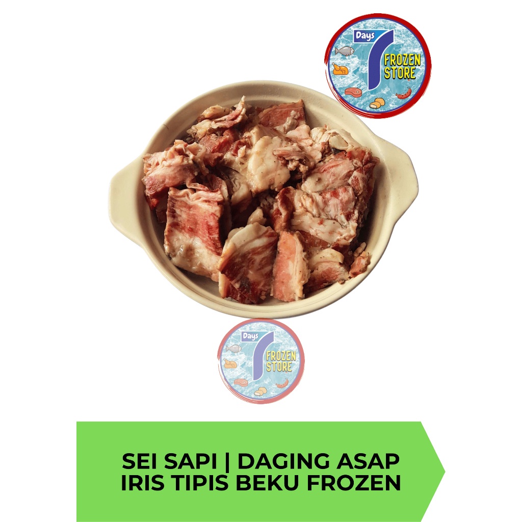 

Sei Sapi Daging Asap Iris Tipis Beku Frozen