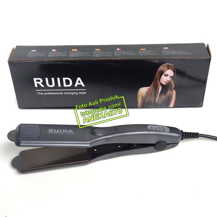 Ruida Plat Catok Extra Lebar Alat Catokan Rambut Lurus Besar Original Asli Curly