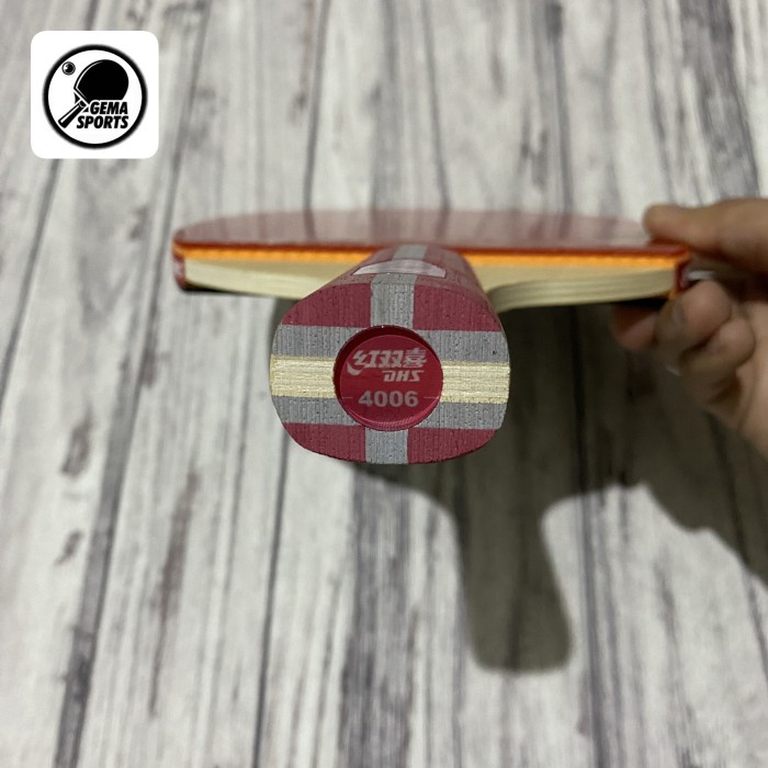 Bet Pingpong Tenis Meja DHS 4006 4Star Penholder Original