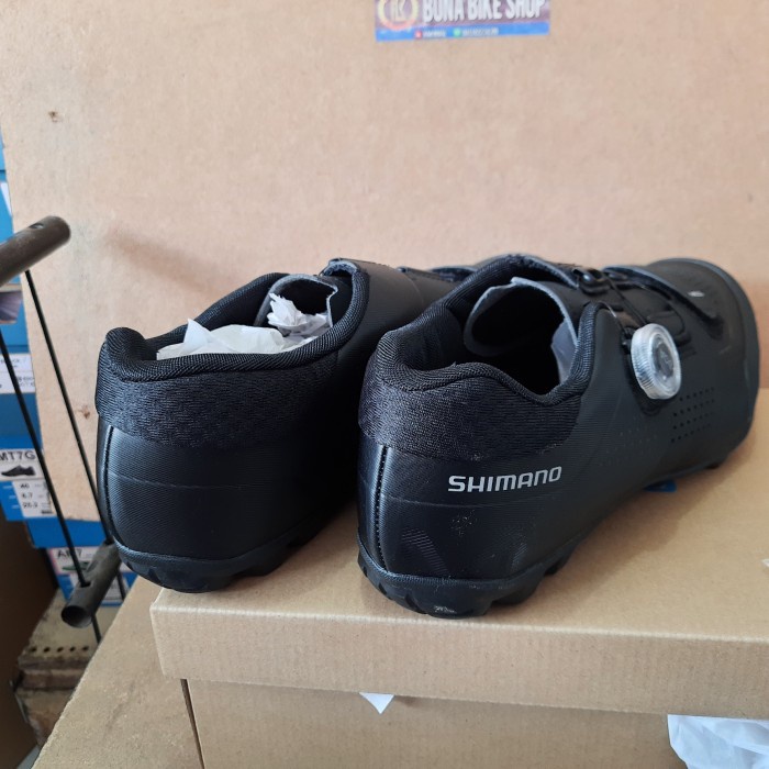 Sepatu Shimano ME5 ME502 Black - BOA Dialed - MTB Cleat Shoes