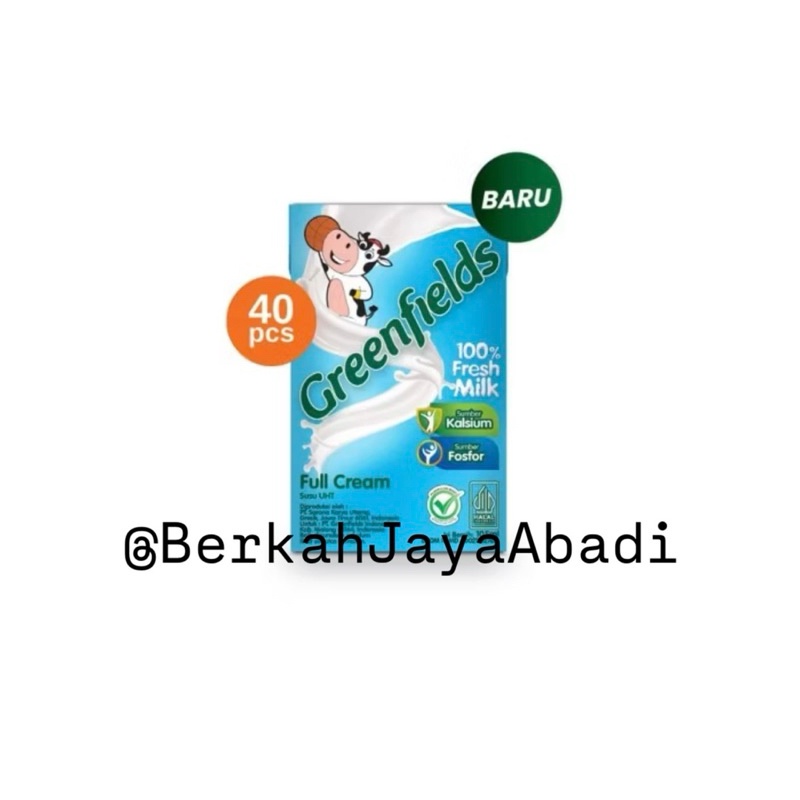 

GREENFIELDS UHT 105ml x 40pcs READY KIRIM !!