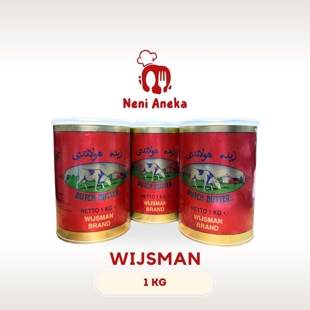

WIJSMAN BUTTER - 1 kg / MENTEGA WIJSMAN WISMAN WYSMAN KALENG 1000 gr