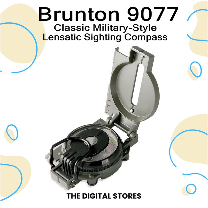 Brunton 9077 - Classic Military-style Lensatic Sighting Compass Kompas
