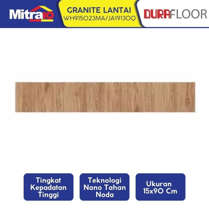 JJyoi- Lantai Granit DURAFLOOR WH915023MA/JA19130Q WOOD GLZD 15X90/1.08 M2
