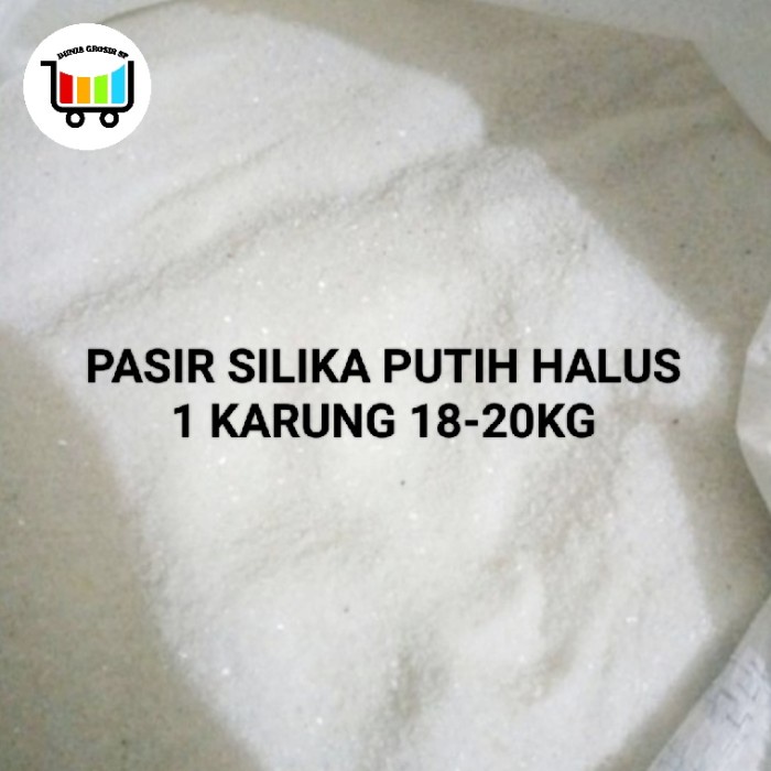 JJyoi- PASIR SILIKA SILICA PUTIH HALUS 1 KARUNG 20 KG AQUARIUM AQUASCAPE