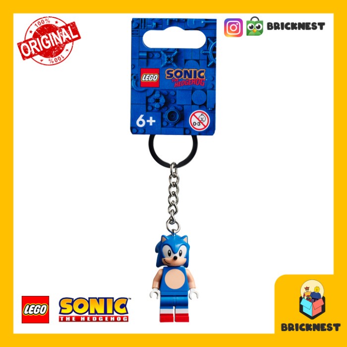 Product Laris Lego Sonic The Hedgehog Keychain - Sonic