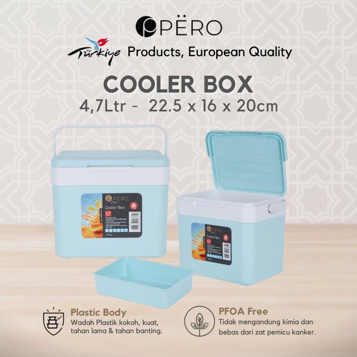 [New Product] Pero Miso Cooler Box 4.7 lt / Cooler Box Outdoor Ukuran Besar Picnic Cooler Plastik