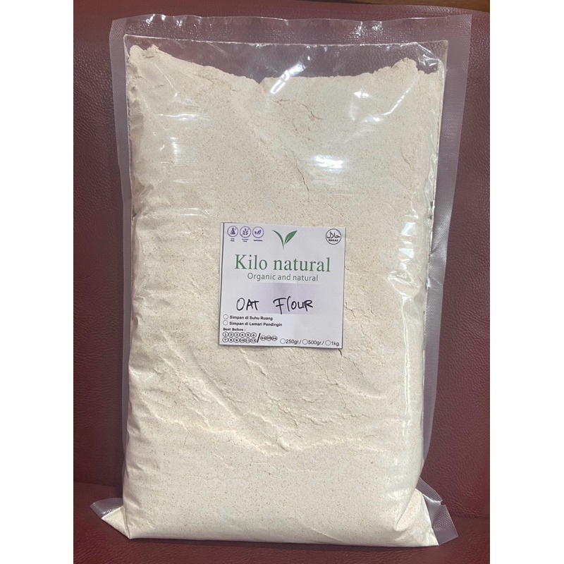 

Tepung Oat Halus 1kg / Exstra Fine Oat Flour / Oatmeal Powder 1kg