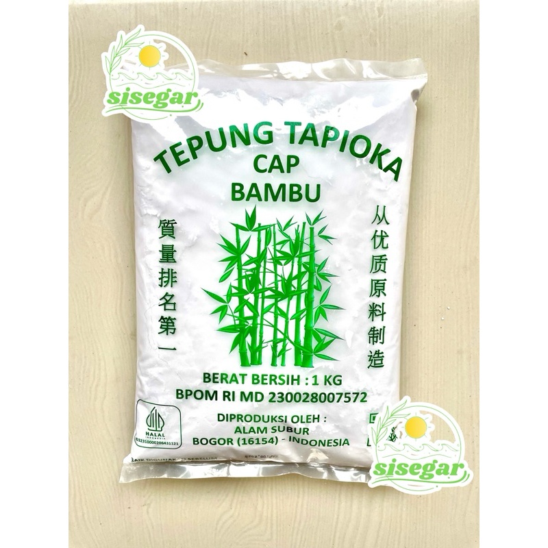 

TEPUNG TAPIOKA SAGU CAP BAMBU 1kg