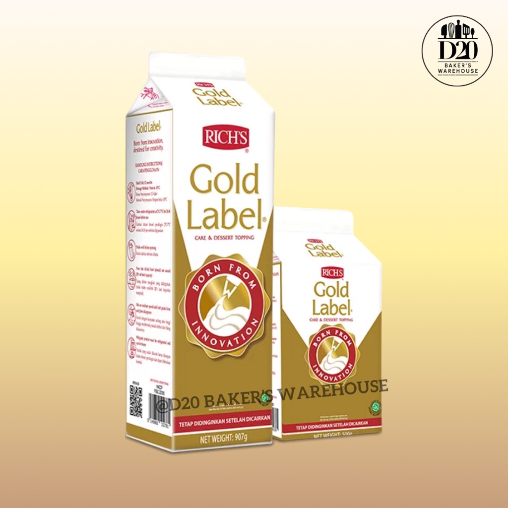 

Rich's Richs Gold Label Whipping Cream 907gr