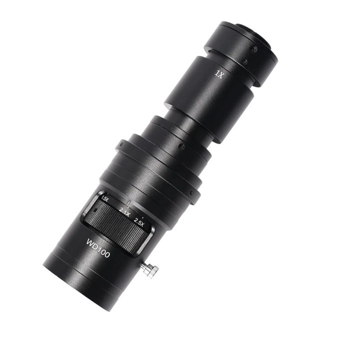 500X 200X Adjustable Magnification C-mount 0.7X-5X Continuously