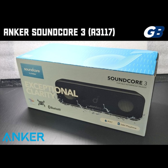 Anker Soundcore 3 A3117 Wireless Bluetooth Speaker
